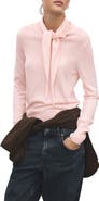 MANGO Knotted Turtleneck Sweater