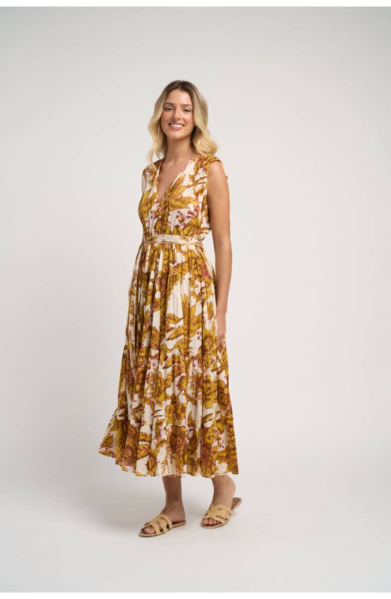 GUADALUPE DESIGN Emilia Dress, Alternate, color, Mustard
