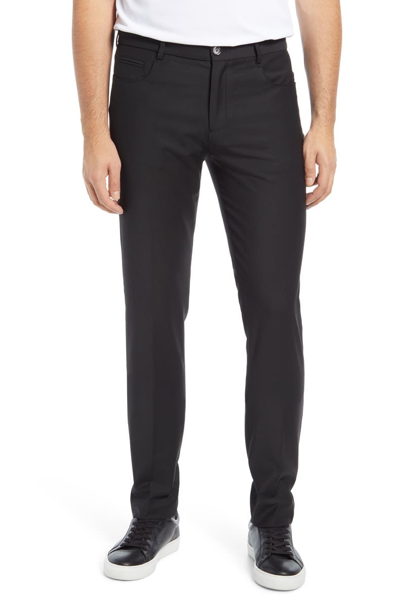 Bugatchi Solid Stretch Pants, Main, color, 