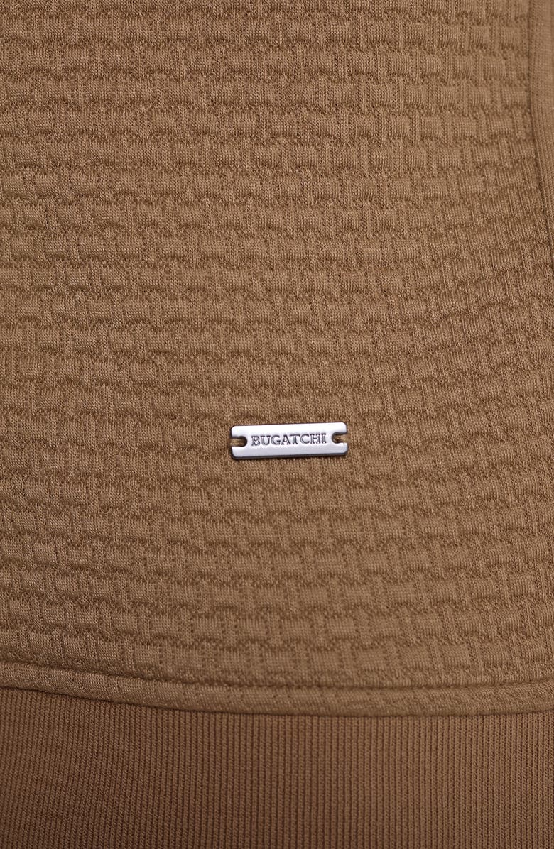 Bugatchi Quarter Zip Top, Alternate, color, Camel