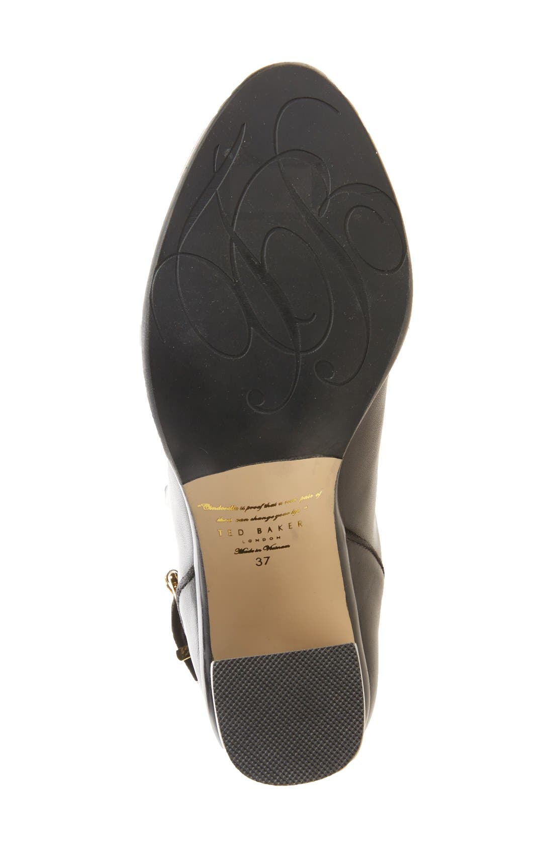 Ted Baker London 'Niida' Knee High Ankle Strap Boot, Alternate, color, 