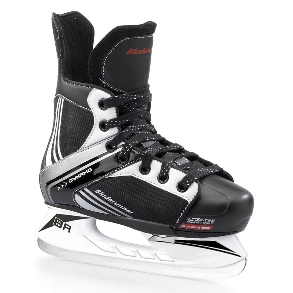 Bladerunner by Bladerunner Dynamo Boys Adjustable Ice Hockey Skates, Main, color, Black