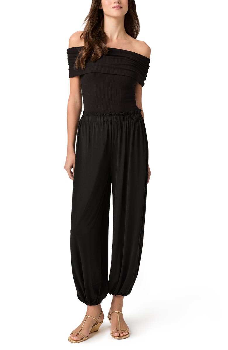 PAIGE Marcine Woven Joggers, Alternate, color, Black