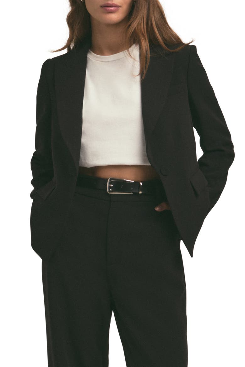 The Short Favorite Blazer, Main, color, BLACK