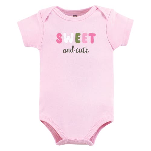 Hudson Baby Cotton Bodysuits 5-pack