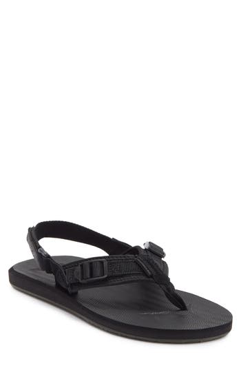 Quiksilver Carver Slingback Sandal In Black