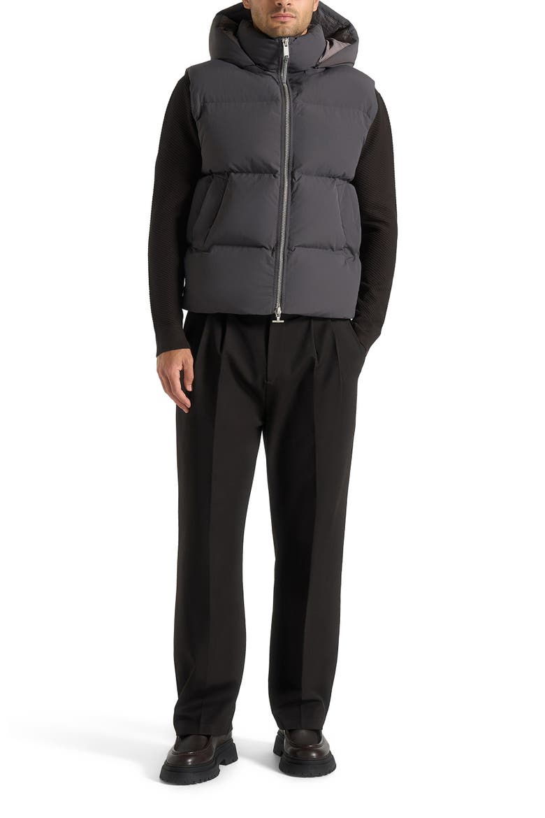 Eric 2-in-1 Puffer/Gilet Jacket, Main, color, Dark Grey
