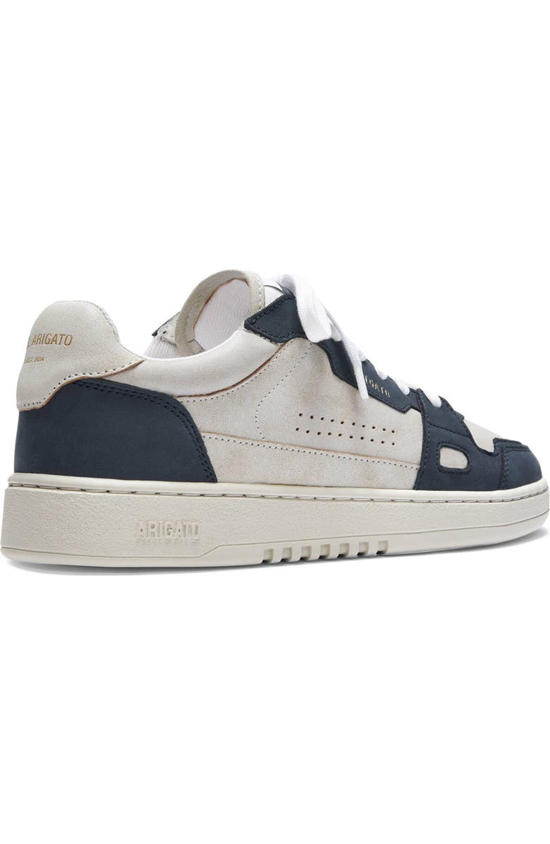 Axel Arigato Dice Lo Cracked Leather Sneaker, Alternate, color, Beige/Blue
