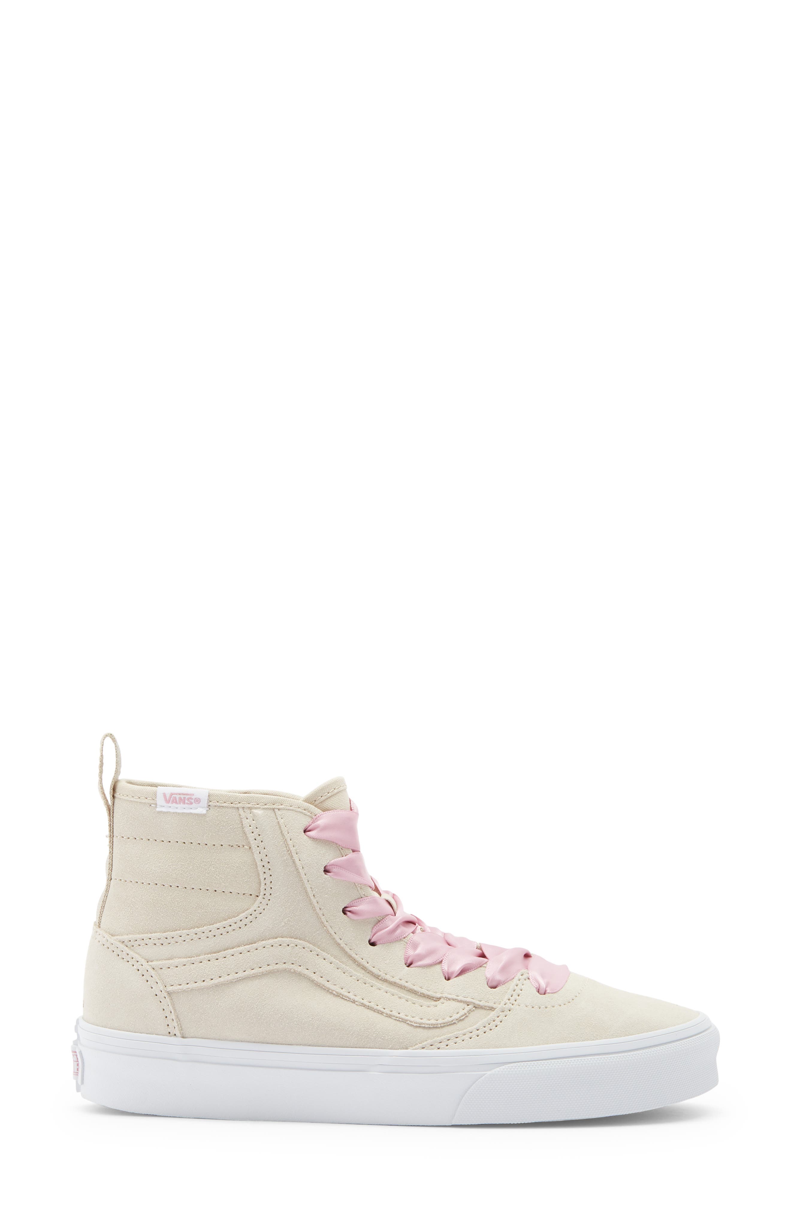 Vans Ashwood High Top Sneaker, Alternate, color, Satin Lace Oatmeal