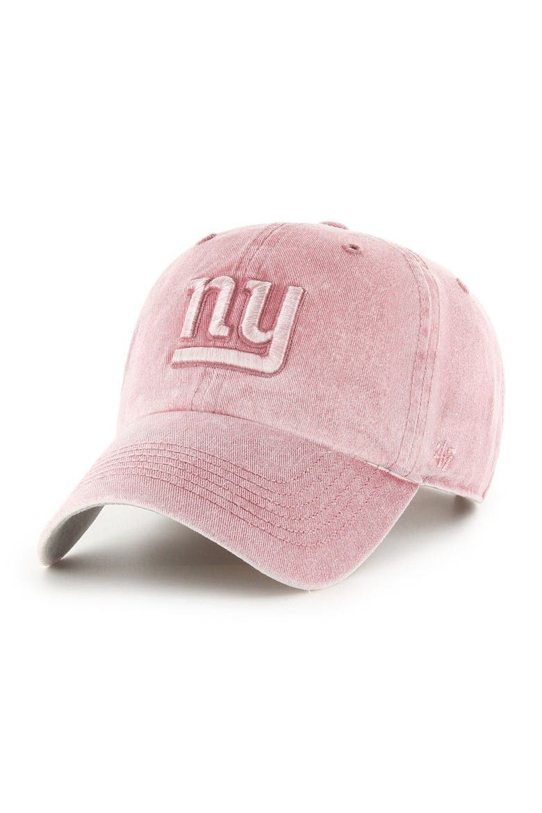 Women's '47 Pink New York Giants Mist Clean Up Adjustable Hat, Main, color, Pink