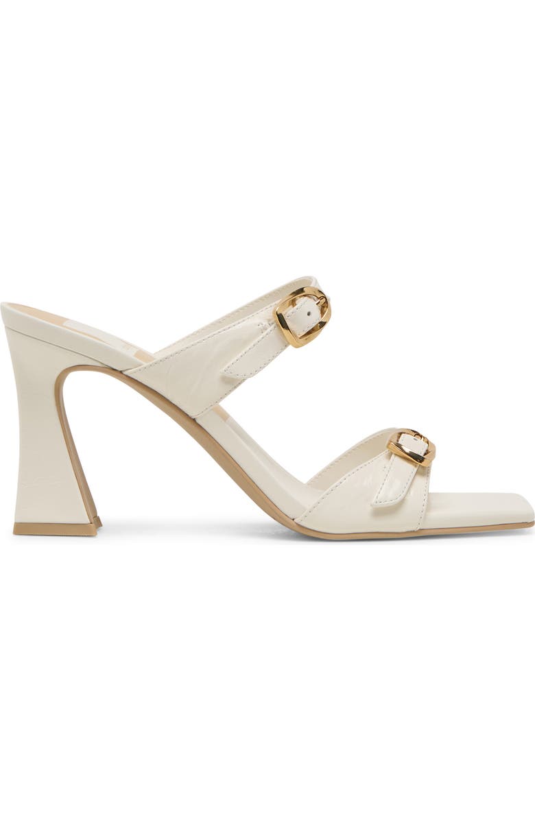 Dolce Vita Narcia Slide Sandal, Alternate, color, White Crinkle Patent