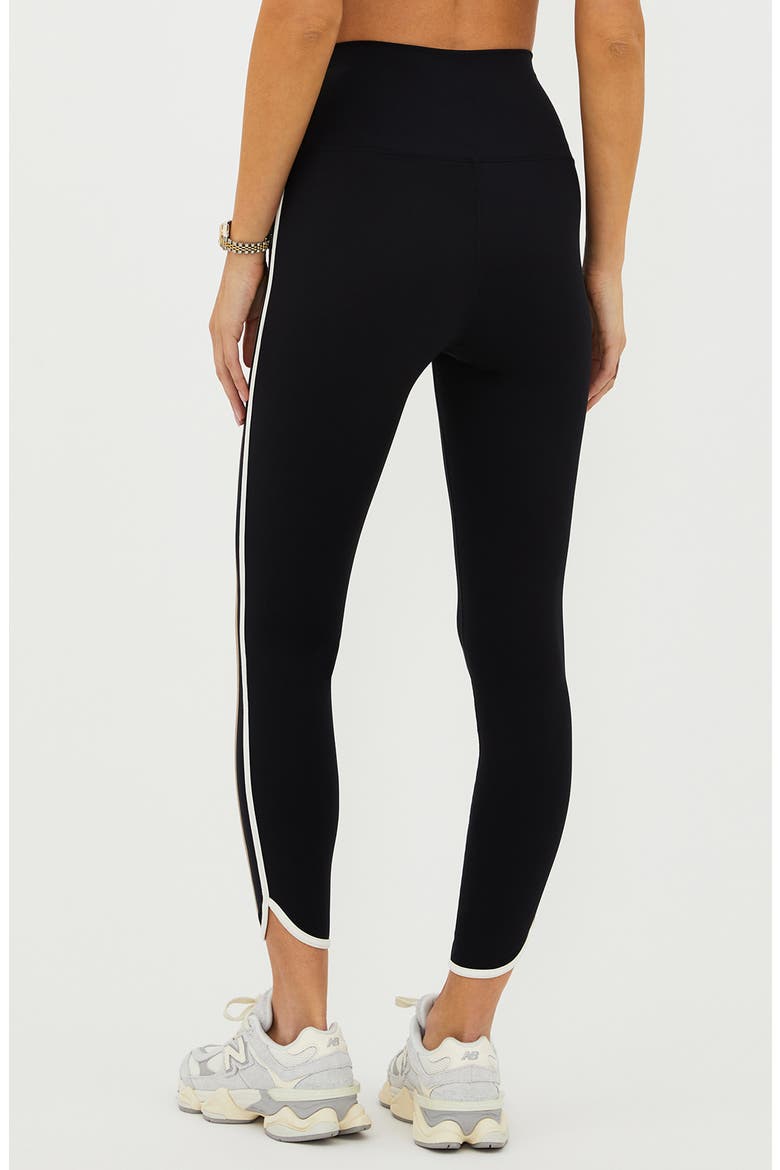 Nella Side Stripe Ankle Leggings, Alternate, color, SANDSHELL COLORBLOCK