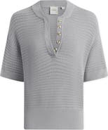 Varley Callie Sheer Knit Cotton Top