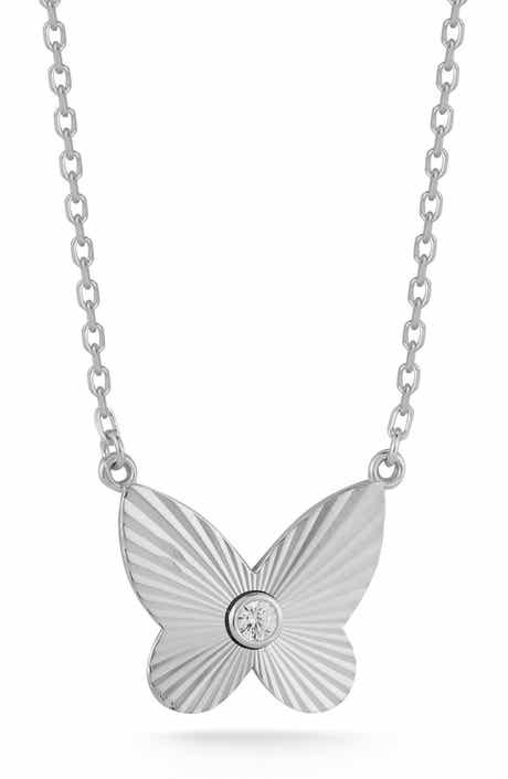 Butterfly Pendant Necklace