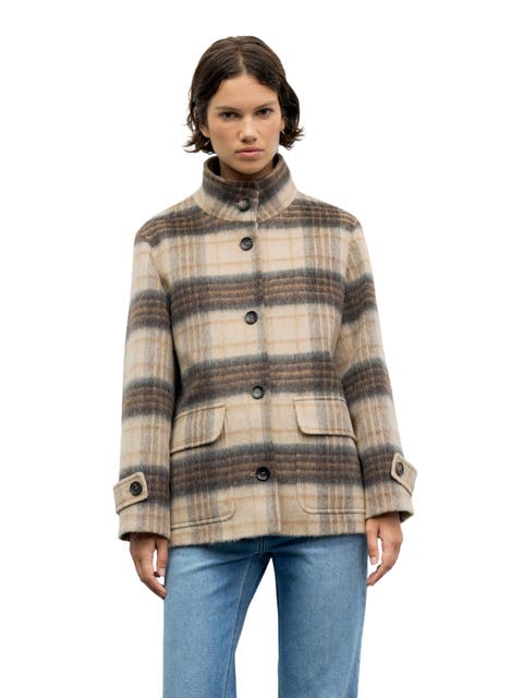 Ally Checked Coat