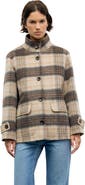 GERARD DAREL Ally Checked Coat