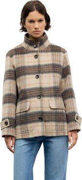 GERARD DAREL Ally Checked Coat