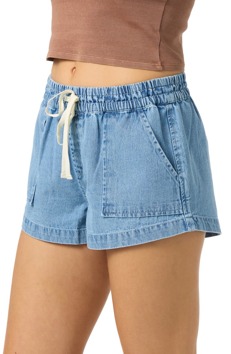 O'Neill Sevie 2 Drawstring Denim Shorts, Alternate, color, Drifter