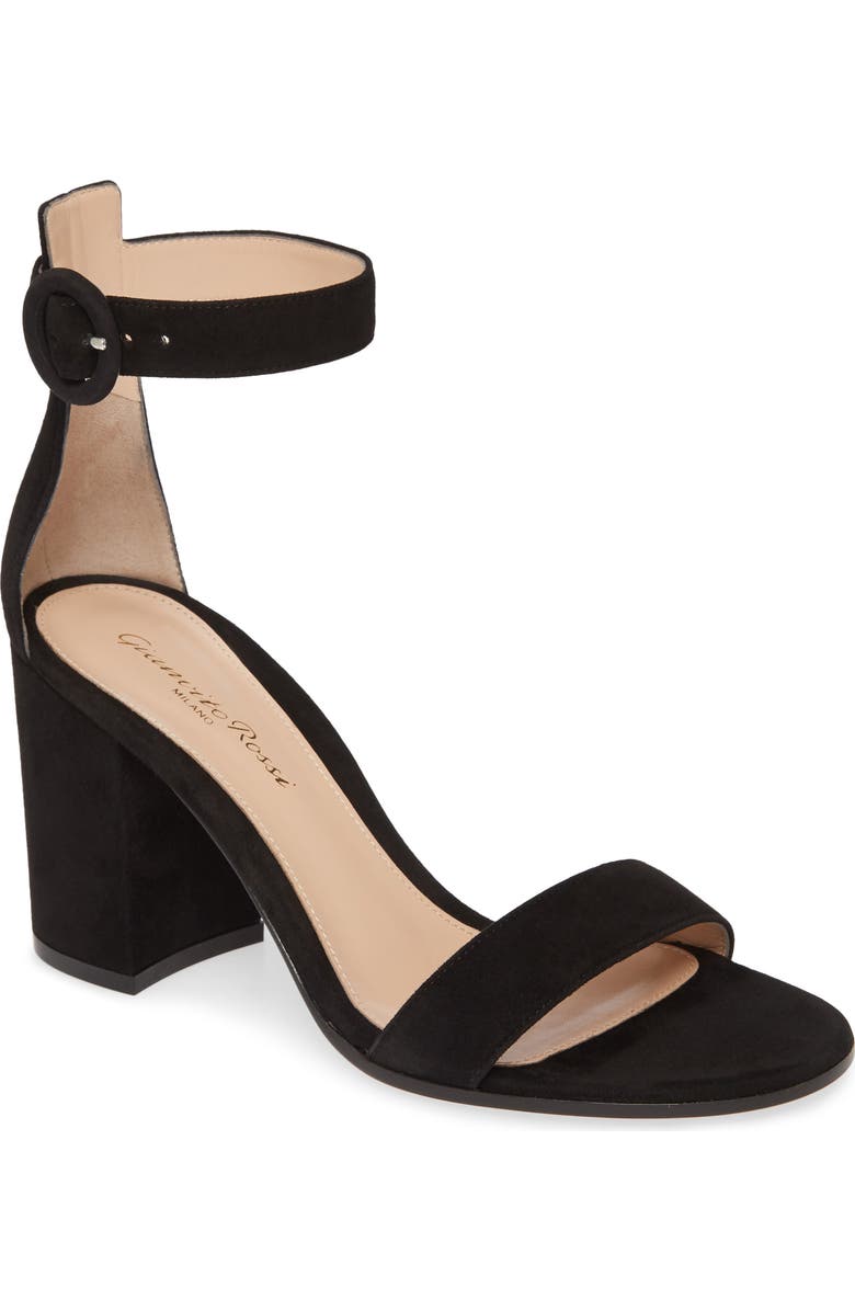 Gianvito Rossi Block Heel Sandal, Main, color,