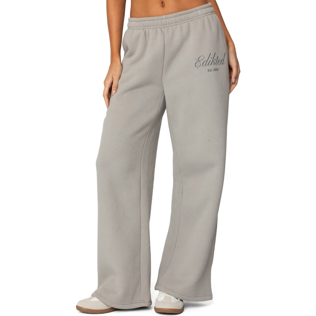 EDIKTED GET EDIKTED WIDE LEG SWEATPANTS