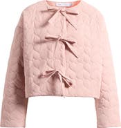 All in Favor Heart Quilted Puffer Jacket