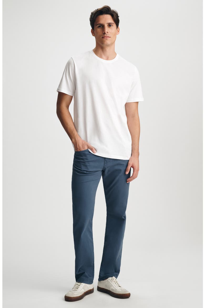 Matt Relaxed Straight Leg Twill Pants, Alternate, color, ALLURE TWILL