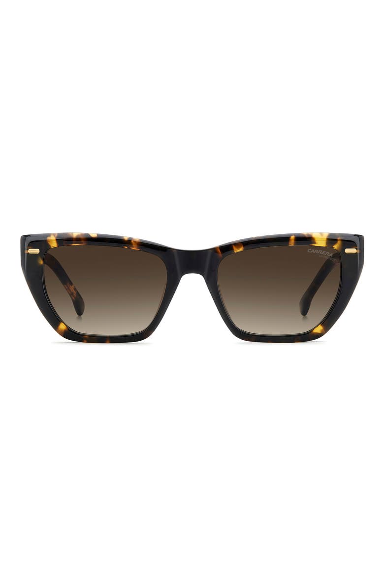 52mm Rectangular Sunglasses, Main, color, HAVANA/ BROWN