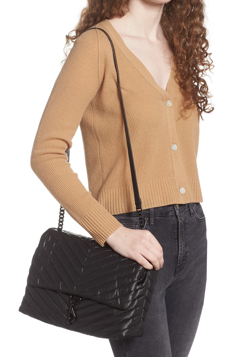 Rebecca Minkoff Edie Jumbo Quilted Nylon Shoulder Bag, Alternate, color,