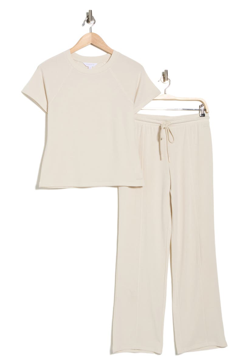 Danskin Jersey Pajamas, Alternate, color, Dry Pampas