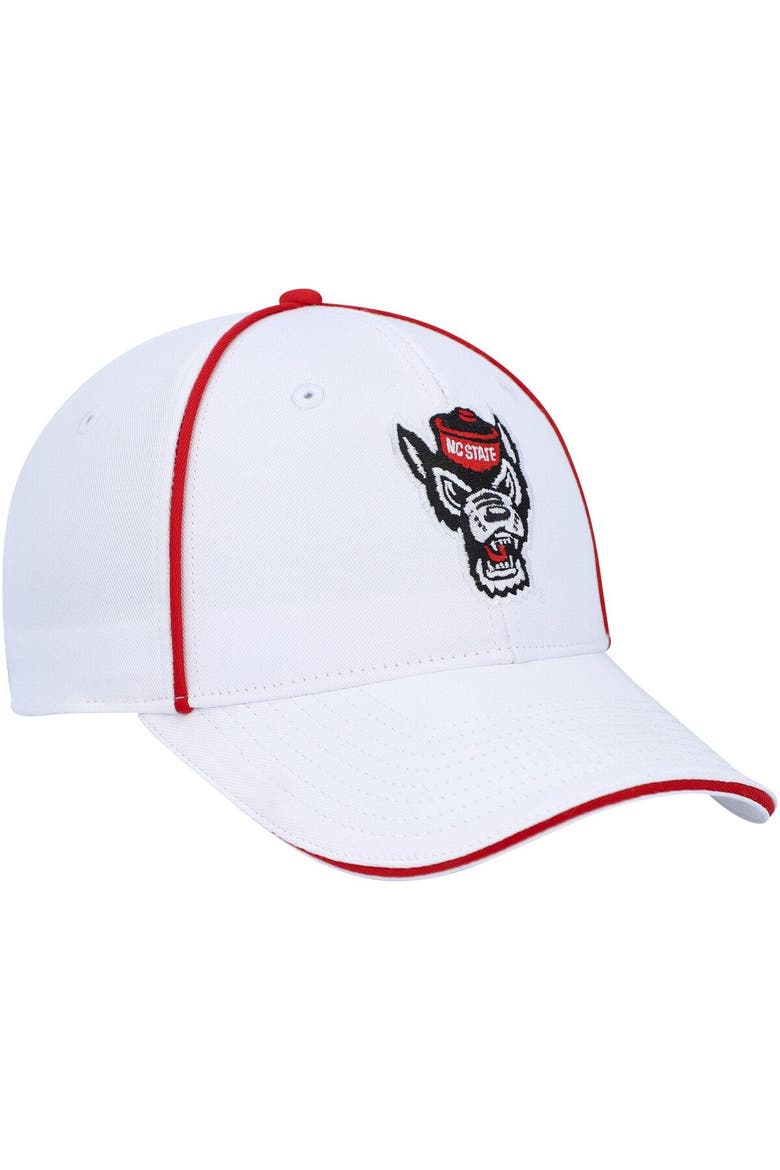 Men's Colosseum  White NC State Wolfpack Take Your Time Snapback Hat, Alternate, color, White