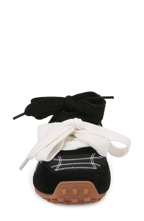 Berness Ribbon Lace Sneaker In Black