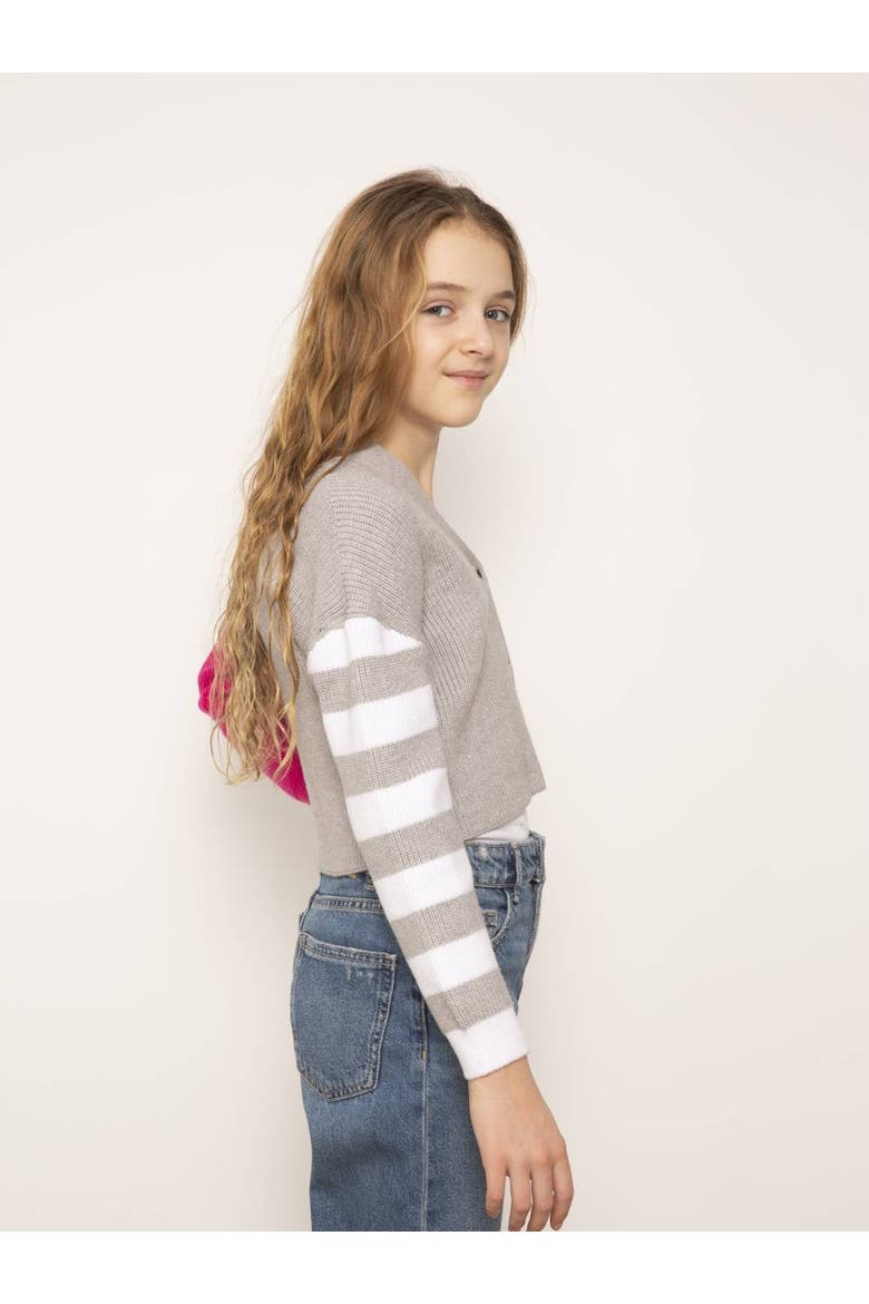 Ava Color Block Hoodie, Alternate, color, PINK MULTI