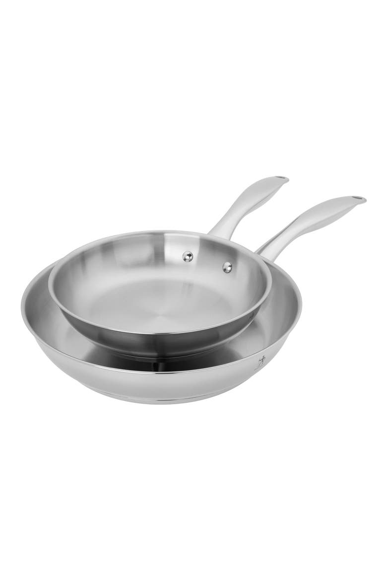 Aragon 2-Piece Stainless Steel Sauce Pan Set, Main, color, SILVER