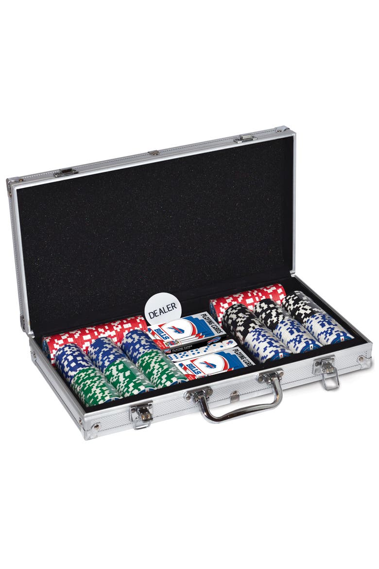 Buffalo Bills 300 Piece Poker Set, Alternate, color, Multicolor