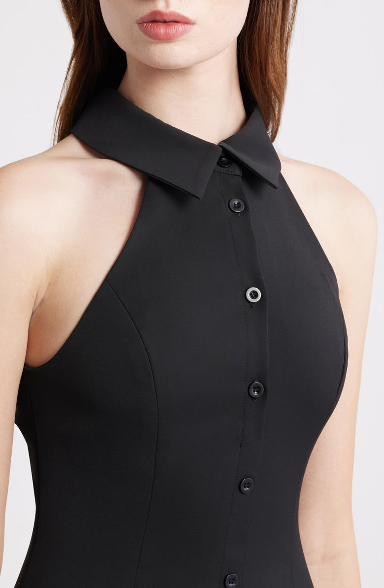 Odd Muse The Ultimate Muse Halter Neck Dress, Alternate, color, Black