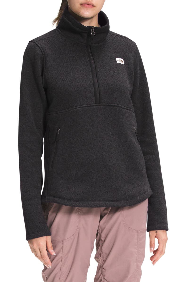 The North Face Crescent Quarter Zip Fleece Pullover Sweatshirt, Main, color,