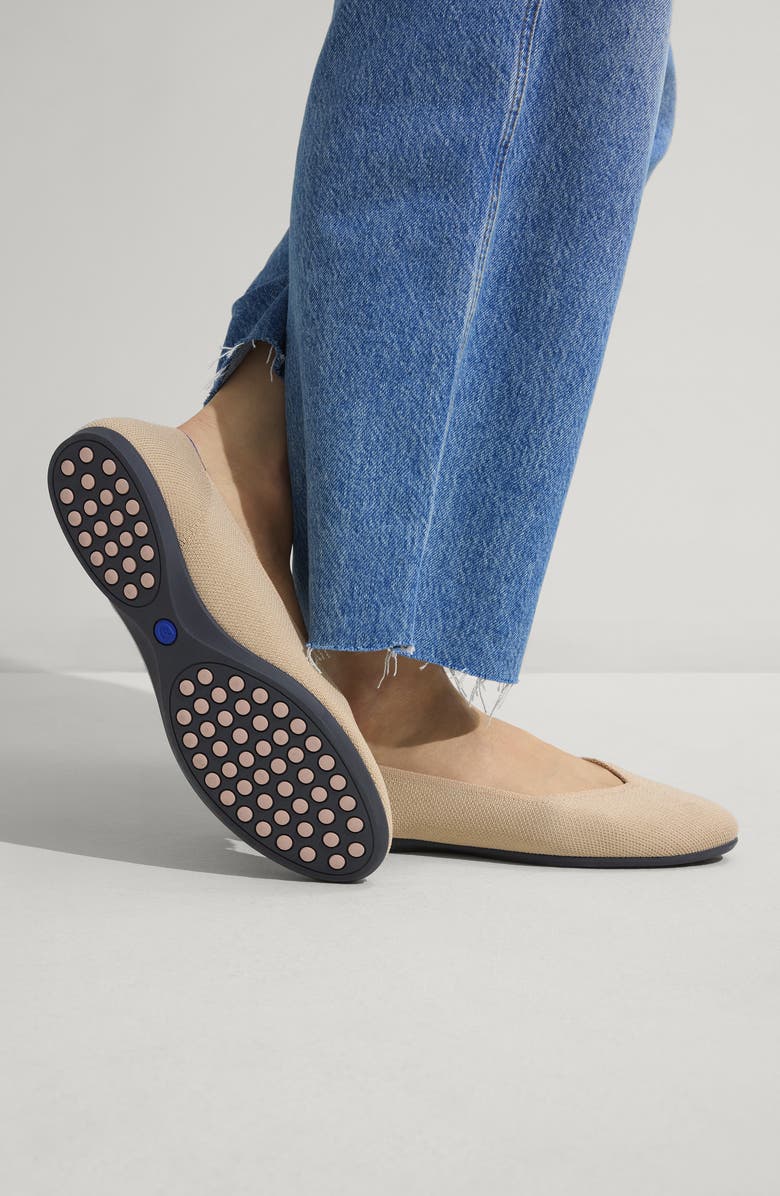 Rothy's The Daily Ballet Flat, Alternate, color, Ecru