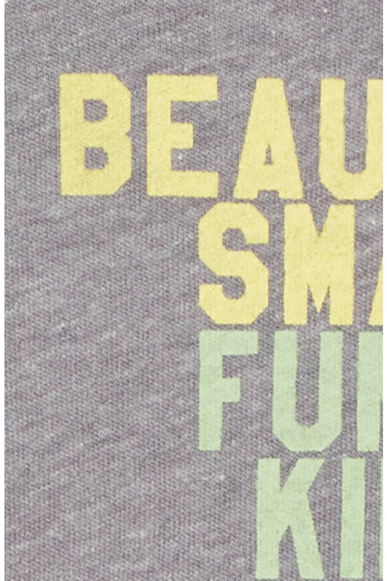 Beautiful List Graphic Tee, Alternate, color, GRAY