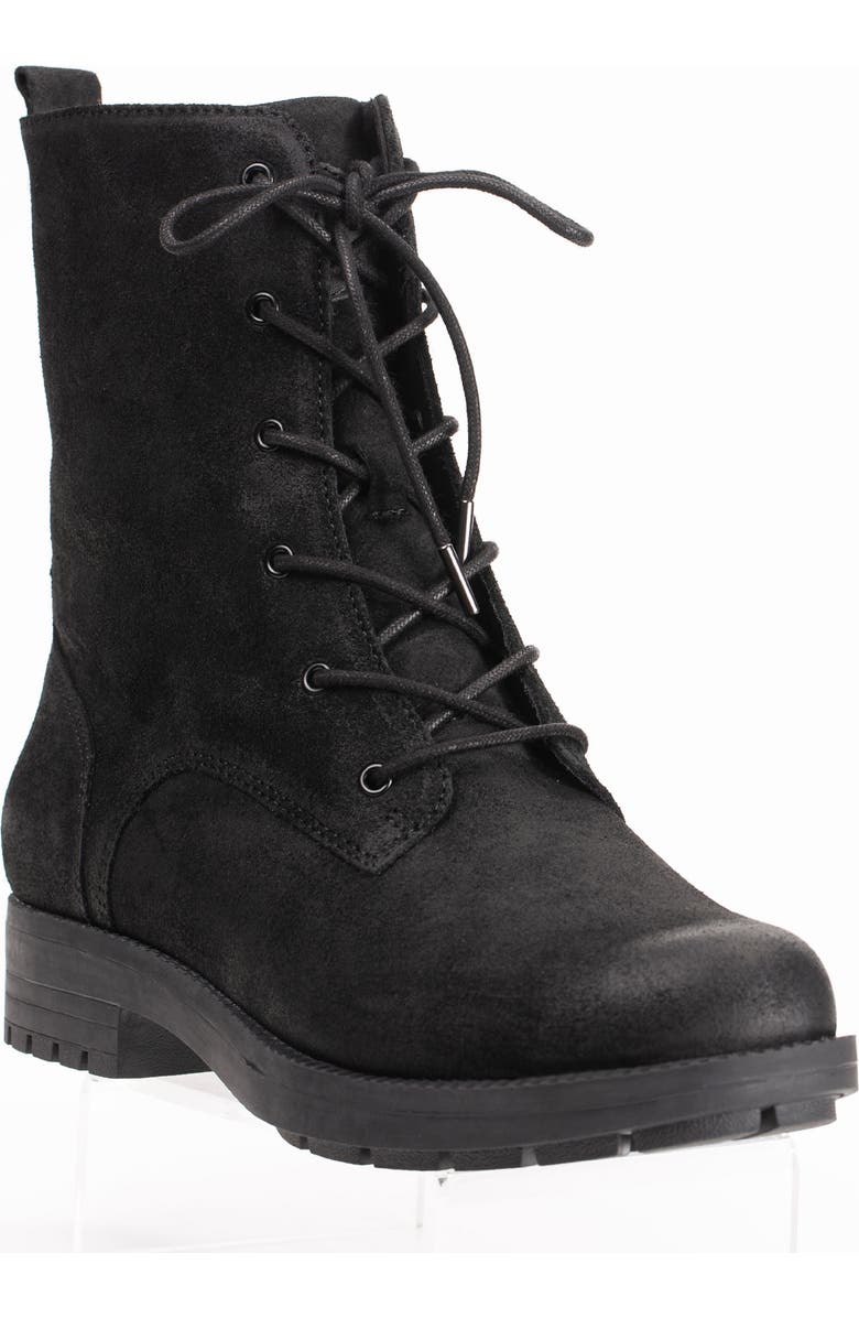 Revitalign Stratton Lace-Up Boot, Main, color, Black