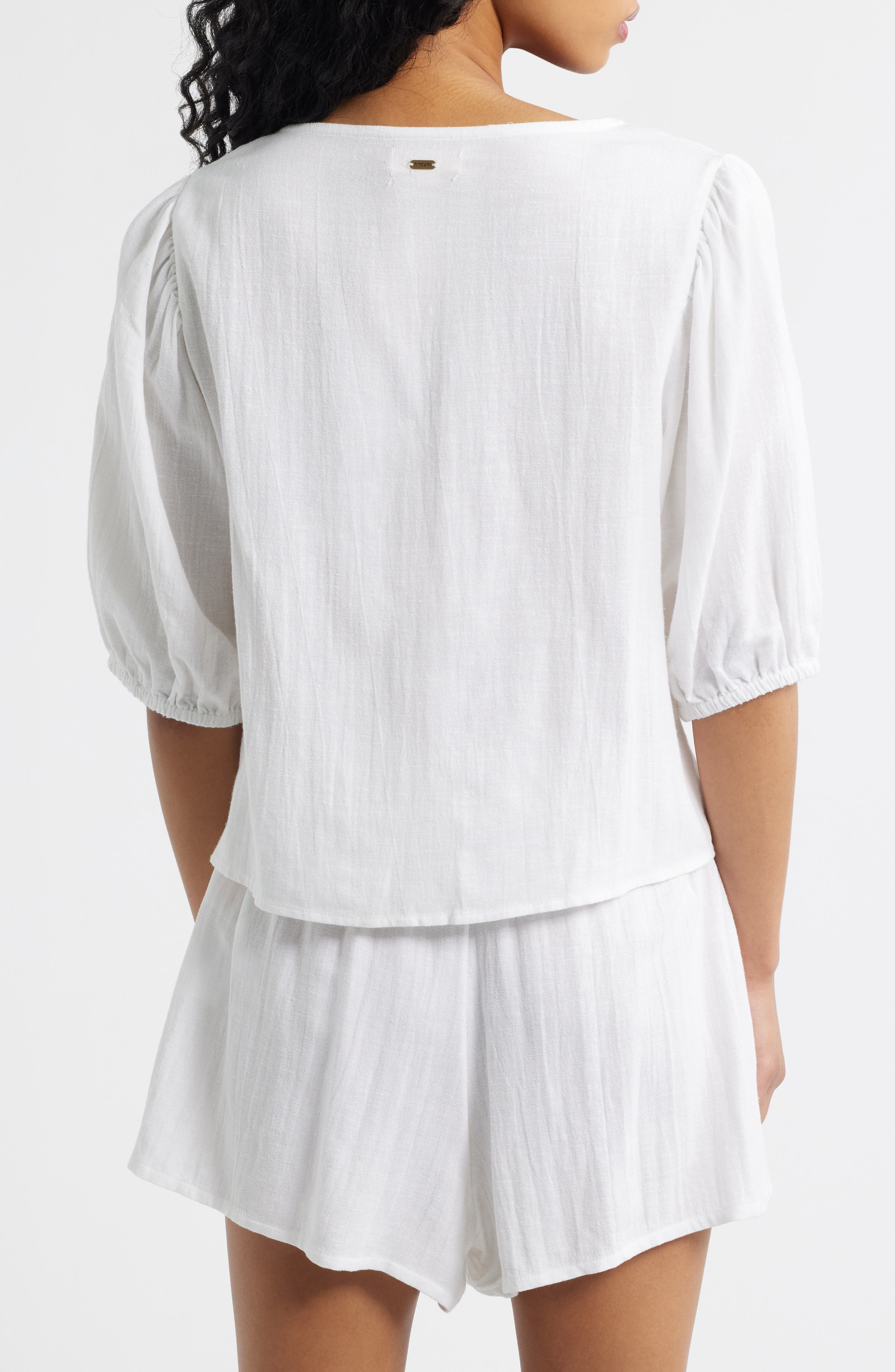 Vibe Surf Tie Front Top - image 2