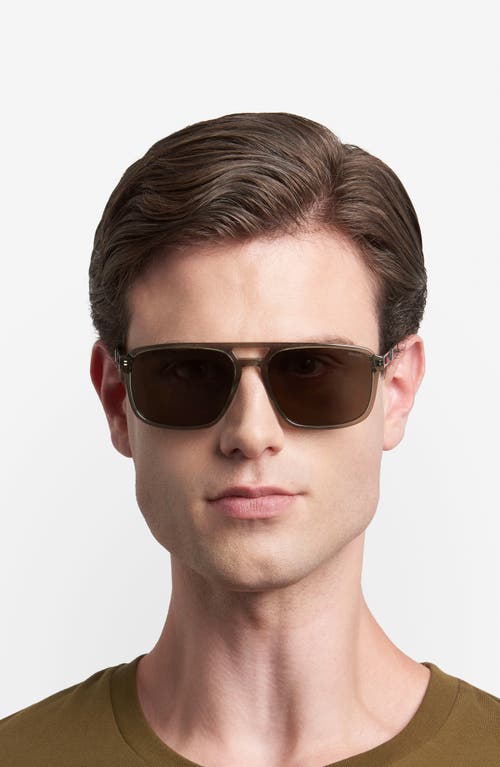 Hugo Boss Boss 58mm Navigator Sunglasses In Green