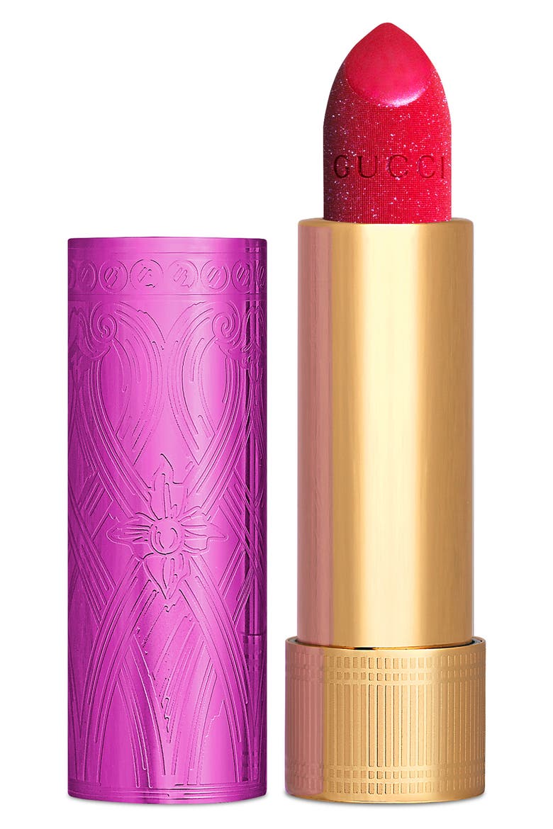 Rouge à Lèvres Lunaison Glitter Lipstick (Limited Edition), Main, color, 402 VANTINE FUCHSIA