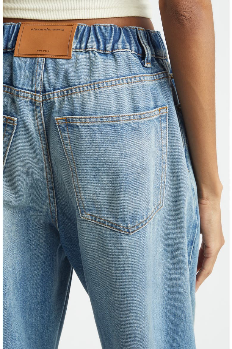 Balloon Leg Jeans, Alternate, color, TINTED MEDIUM INDIGO