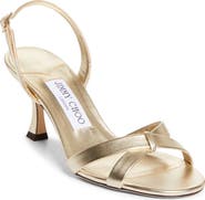 Jimmy Choo Elsy Metallic Slingback Sandal