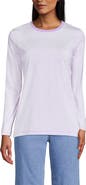 Lands' End Relaxed Supima Cotton Long Sleeve Crew Neck T-Shirt