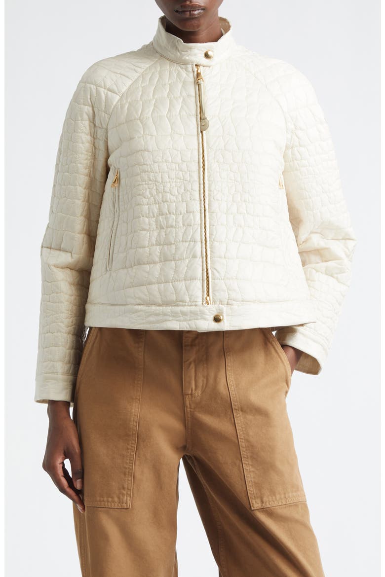 Aubrieta Quilted Down Jacket, Main, color, NEUTRAL