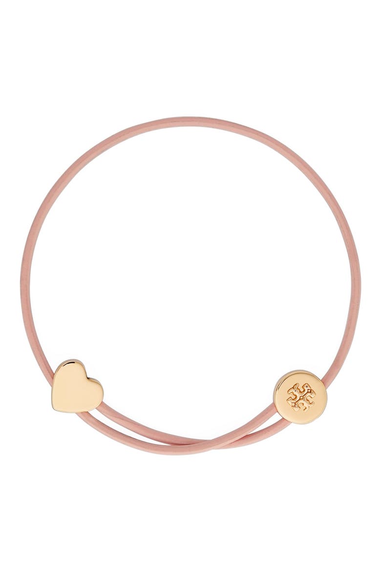 Kira Slider Bracelet, Main, color, TORY GOLD / BALLERINA PINK