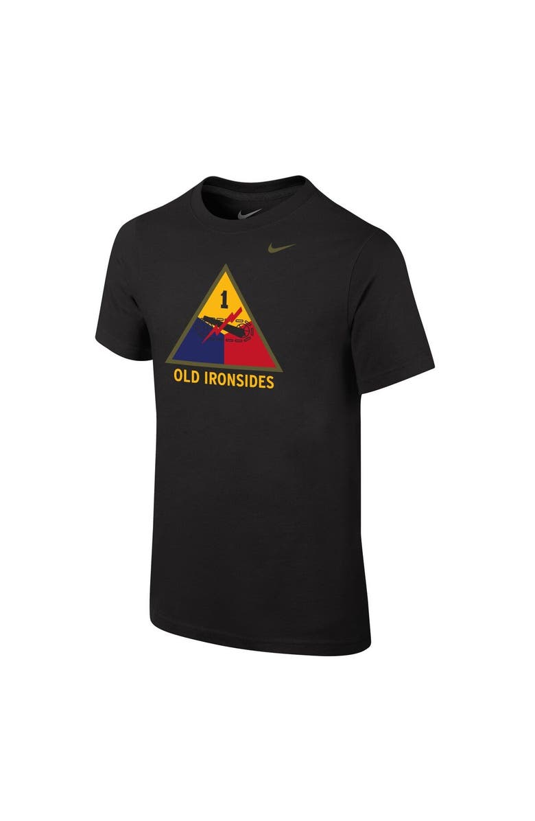 Nike Youth Nike Black Army Black Knights 1st Armored Division Old Ironsides Operation Torch T-Shirt, Alternate, color,