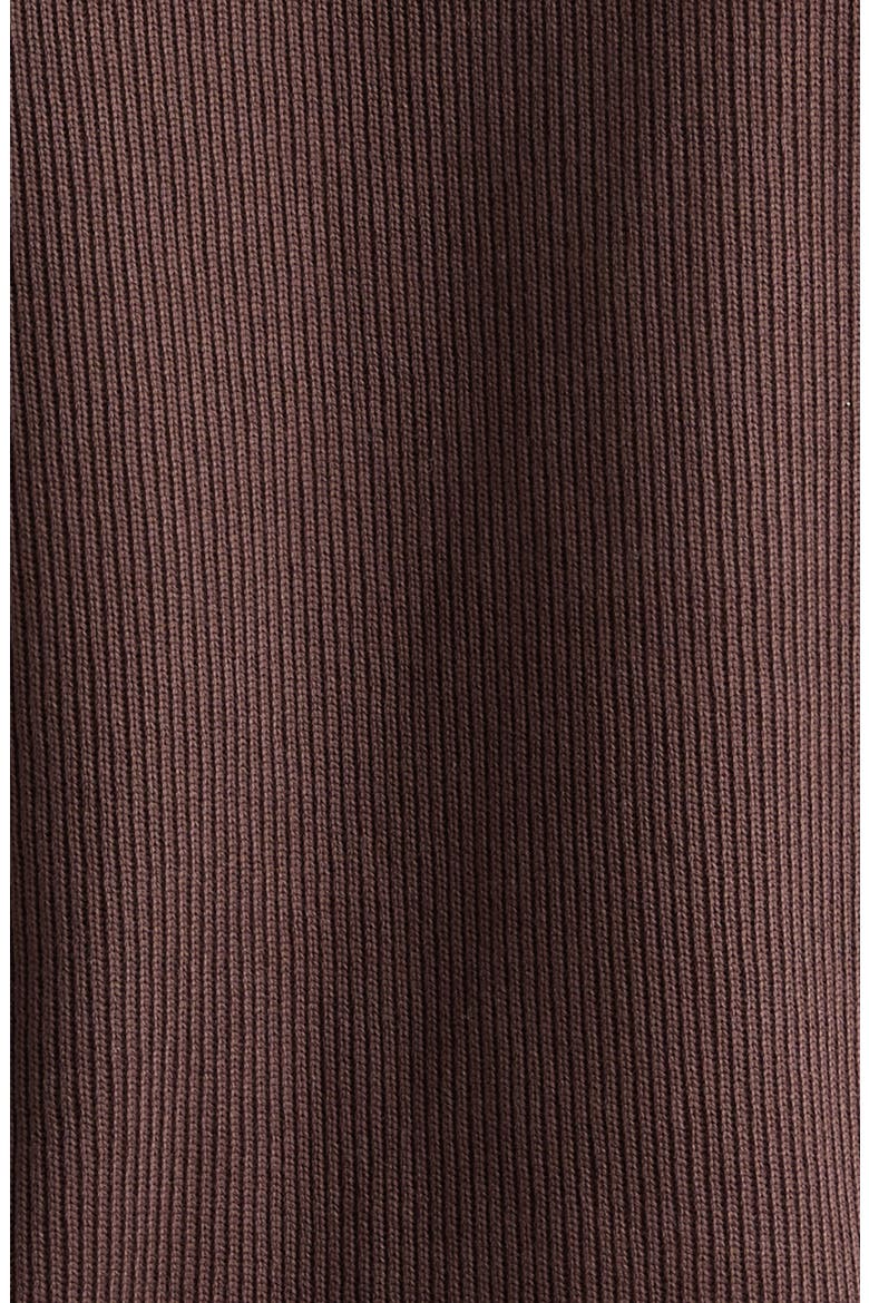 Mixed Media Vest, Alternate, color, 8800 CHOCOLATE BROWN