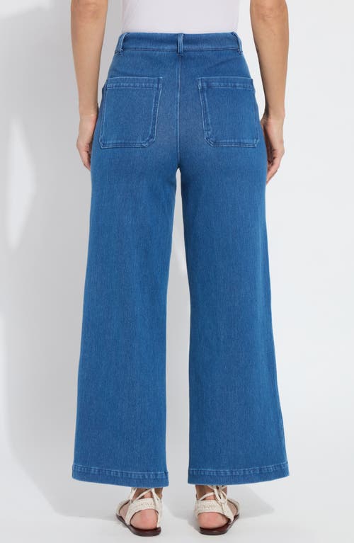 Lyssé Mallory Sailor Wide Leg Pants In Midwash